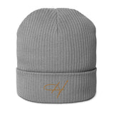 Organic ribbed beanie