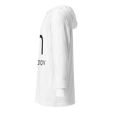 Hooded long-sleeve tee